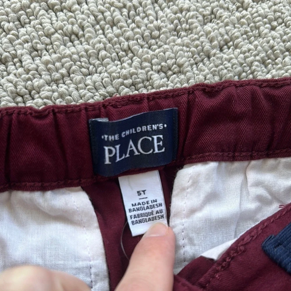 The Children’s Place Kids Burgundy Pants size 5